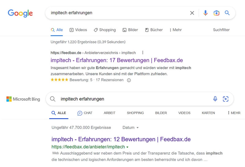 Reach the top of the search engines in Germany