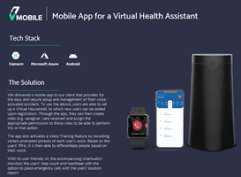 Mobile IoT App for Virtual Health Assistant