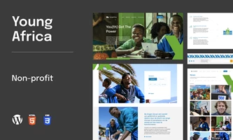 Young Africa Non-Profit website